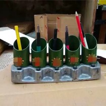 Retired 37 Aluminum Bridge Outdoor Five Gold Accessories High Throw Bridge Military Fans Collection Themed decoration can be matched with 5 pen holders