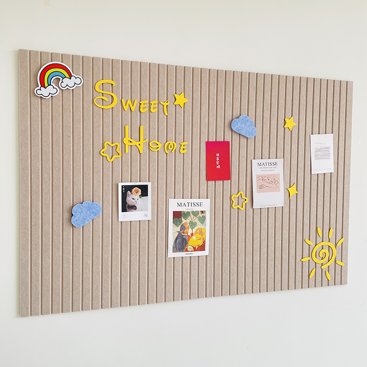 ins Nordic felt wall sticker photo wall Kindergarten work display living-room bedroom office background wall decoration