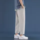 Мужские быстросохнущие летние тонкие трендовые штаны, размер, свободный крой