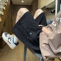 Buckle shorts Men Summer Trendy Outwear American Pants 2025 New arrival Boys Casual Sports Pants