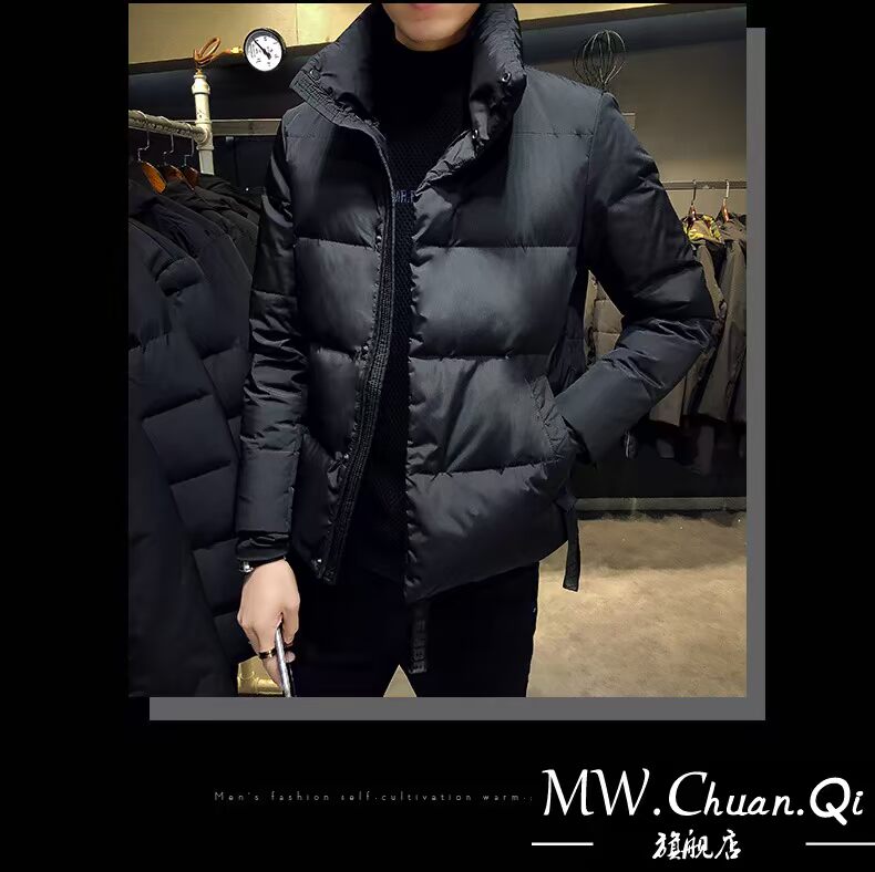 Áo khoác cotton nam dày MWCQm102d 2019 mùa đông phiên bản mới của Hàn Quốc dành cho giới trẻ - Quần áo độn bông thể thao áo phao nam lông vũ