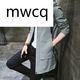 MWCQm01d Mùa thu Mới Hàn Quốc Slim Trend Nam Long Trench Coat Thanh niên Áo khoác trùm đầu - Áo gió thể thao
