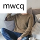 MWCQm306l Mùa thu áo len màu rắn nam đan áo len cổ tròn màu xanh M - Áo len thể thao / dòng may