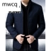 MWCQm01d áo khoác nam cotton độn cha mặc áo khoác trung niên xuống 2018 mùa đông mới kinh doanh bình thường nam ngắn - Quần áo độn bông thể thao