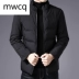 MWCQm306l2018 nam trung niên mùa thu và mùa đông áo khoác nam mới ấm áp thời trang nam trung niên - Quần áo độn bông thể thao
