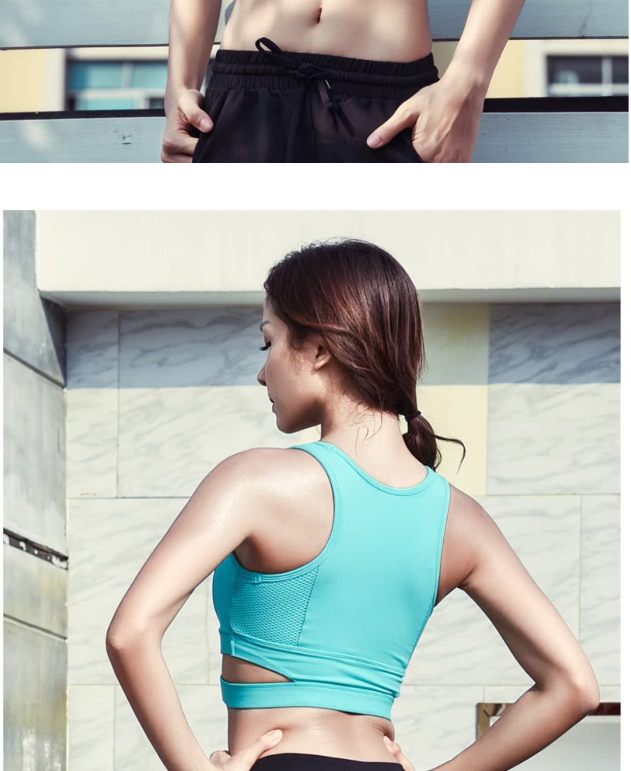 Đồ lót thể thao cường độ cao MWCQ định kiến ​​của phụ nữ áo chéo chạy áo ngực yoga tập thể dục - Đồ lót thể thao áo tập adidas
