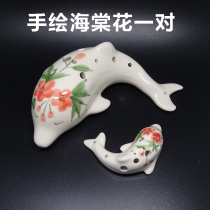 Ocarina TNG Big Fish Begonia opposite flute 12-hole treble SC tune 12-hole Alto AG Ocarina couple Ocarina