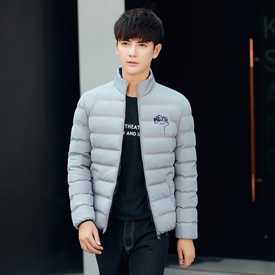 2018 mùa đông nam áo khoác thanh niên Hàn Quốc phiên bản của xu hướng của giản dị quần áo cotton đẹp trai nam cotton độn bông áo khoác áo khoác nam trung niên Bông