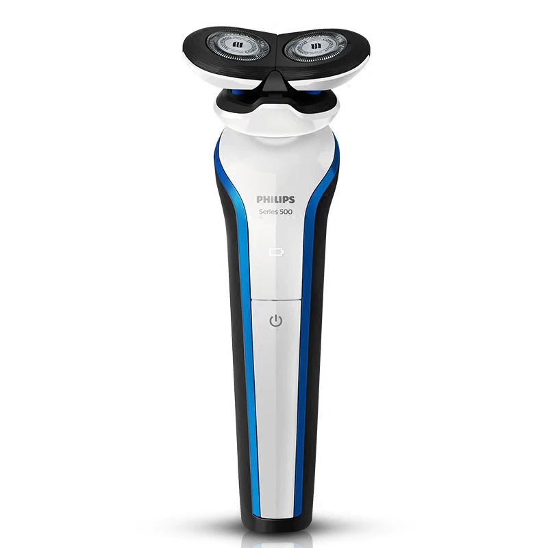 Электрическая электробритва Philips S528/S526/S566 мужская зарядка скребок двойная головка водная промывание S556
