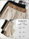 Khaki wide-leg pants women's autumn 2025 new autumn casual suit pants high-waist slim straight pants trousers
