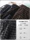 Thick woolen plaid wide-leg pants for women 2025 new autumn and winter slim straight pants drawstring sports casual pants