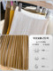 Yellow pleated skirt women's 2025 new summer high-waist slim mid-length a-line skirt versatile half skirt