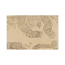 Saibos waterproof and anti-fouling carpet glue-free antibacterial gold tiger bedroom and living room light luxury and high-end Qingshan Meisu