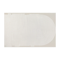 Minimalist fingerprint carpet living room light luxury high-end Italian wabi-sabi sofa coffee table modern simplicity stain-resistant Aoyama Meisu