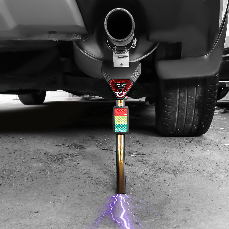 Fos Santana Longline Longer car with antistatic eliminator ground strip exhaust pipe towed grounding wire