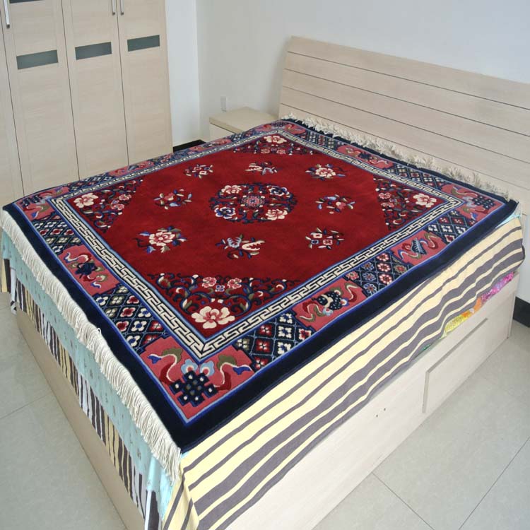 Four Seasons Universal New Zealand Wool Rug Mattress Pure Wool Bed Blanket Handwoven Mat Bedding Antique Blanket