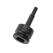 Ren Er uses 3 4 inner hexagonal sockets industrial-grade heavy-duty wind cannon wrench socket head 19MM square hole hexagonal bit