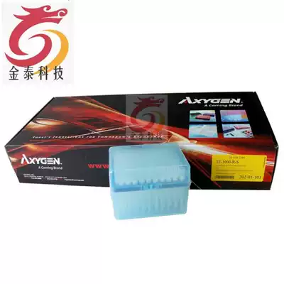 Axygen TF-1000-R-S 1000ul with filter element sterile boxed blue tip gun head 96 box