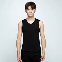 37 -Degree постоянная температура плюс бархатный жилет Men [черный]