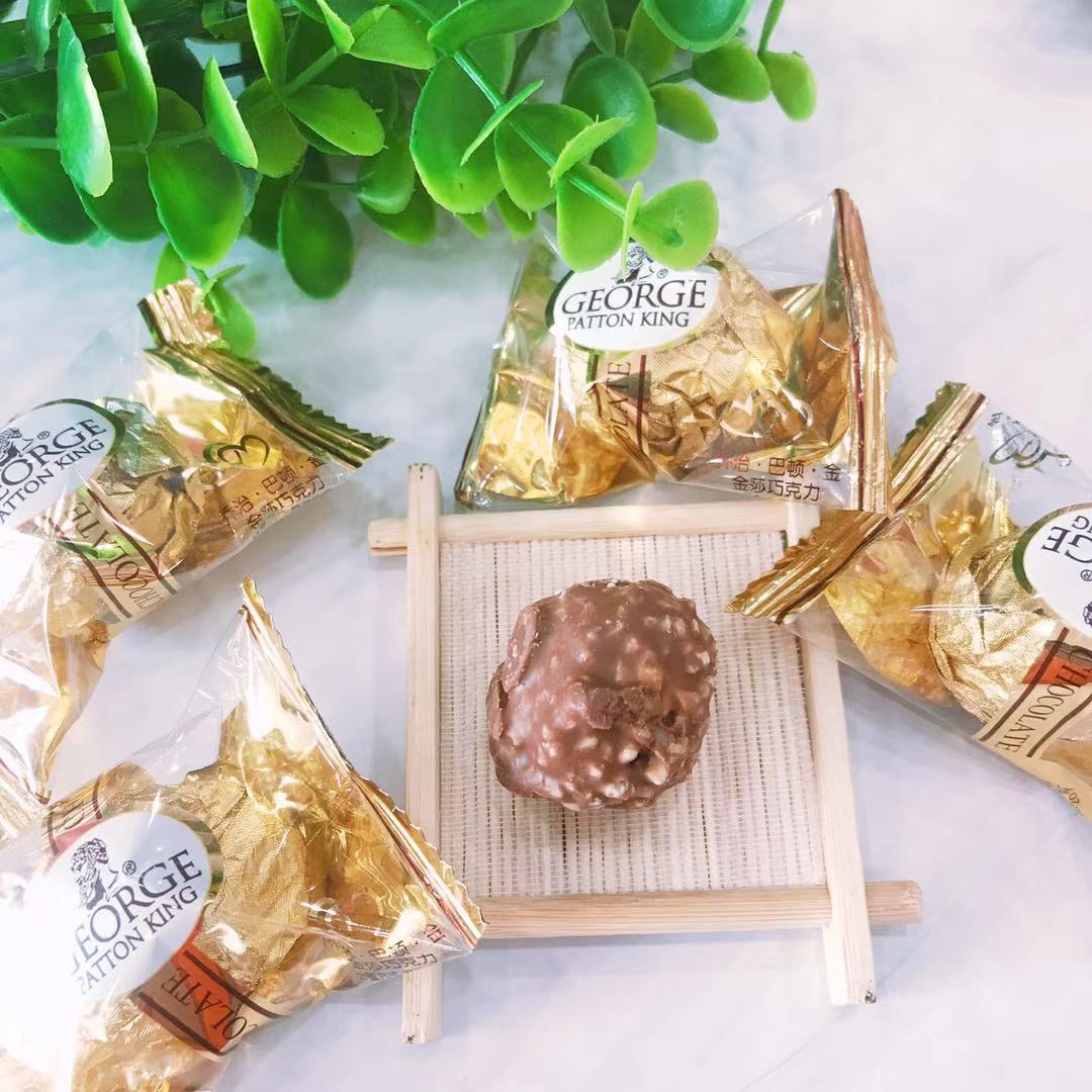 George Barton Golden Nuts Chocolate Wedding Wedding Candy Fruit Sandwich Jinsha Spherical Chocolate Bulk Weighing