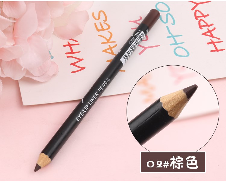 Bút chì kẻ mắt loại bút chì kẻ mắt bút chì kẻ mắt bằng gỗ màu đen không nở bút không thấm nước - Bút kẻ mắt chì kẻ mắt không trôi
