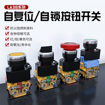 LA38-11BN Flat button switch 11X2 ZS self-locking knob 11DN Illuminated self-reset button switch 22mm