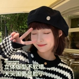 Tide, черный универсальный осенний берет, шапка, в корейском стиле, популярно в интернете