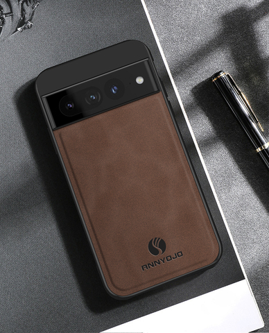Brown — Business Slim Fit Synthetic Leather 7, 7 Pro, 6, 6 Pro Google Pixel Phone Case
