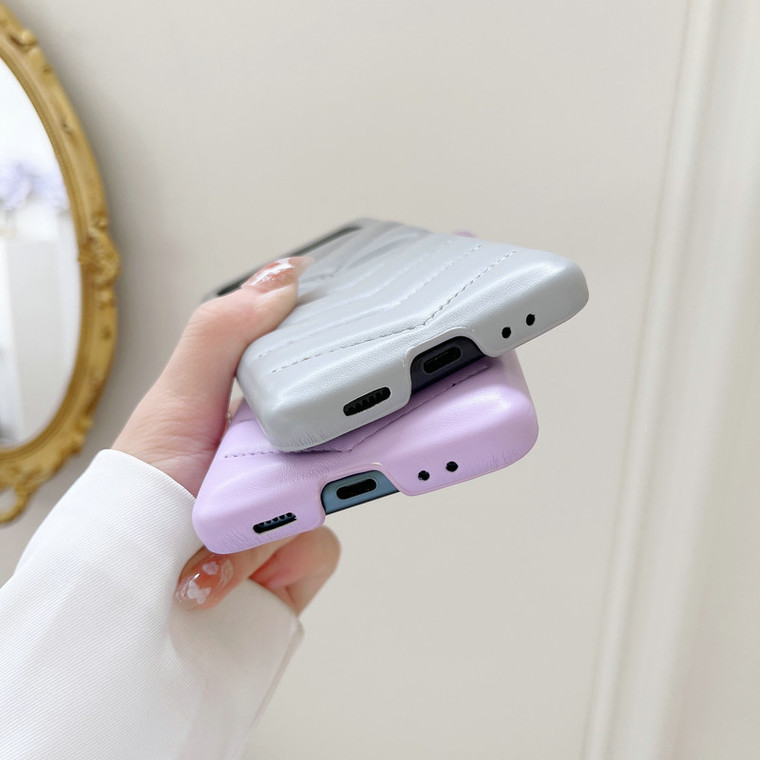 Z Flip4 Girls Leather Samsung Phone Case