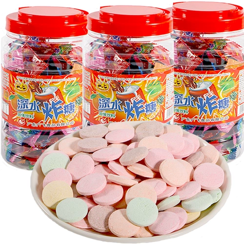 Глубоководная бомба с жареным сахаром. Выплетенный сахарный сахарный сахар после 8090 детства Ностальгические закуски 1 пита