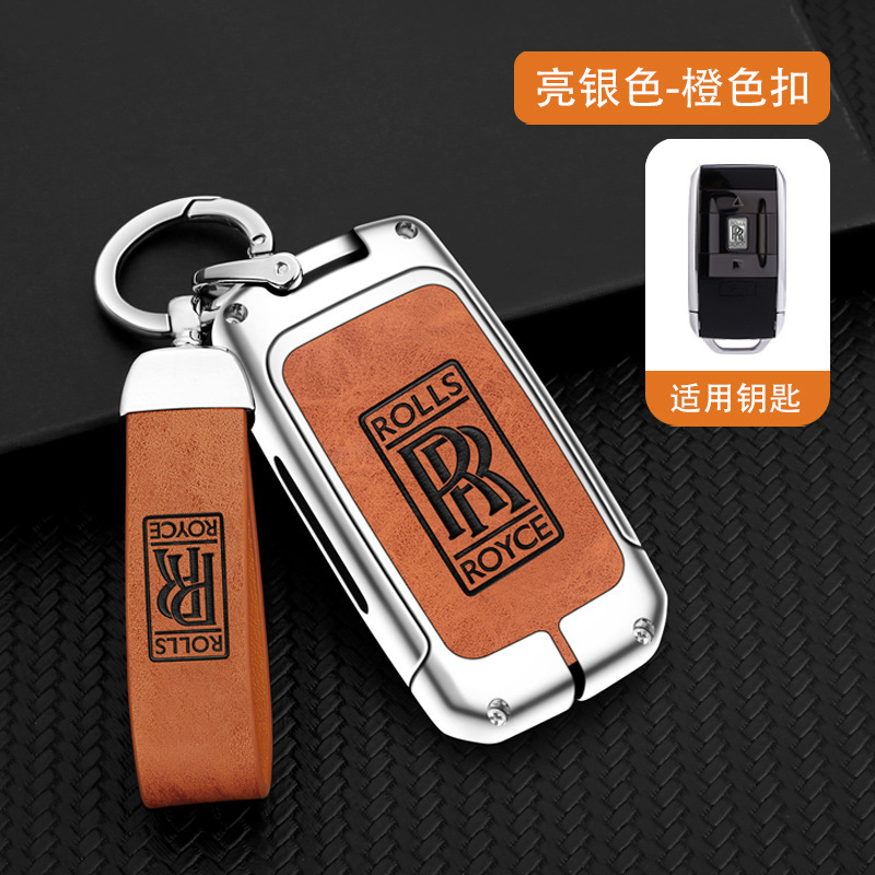 Suitable for the New Rolls-Royce Key Case Cullinan Phantom Ghost Wraith Cullinan Car Key Cover Shell for Men
