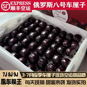 [俄8大连樱桃9j8j新鲜俄罗斯八号黑珍珠科迪亚车厘子7j5j水果礼盒]