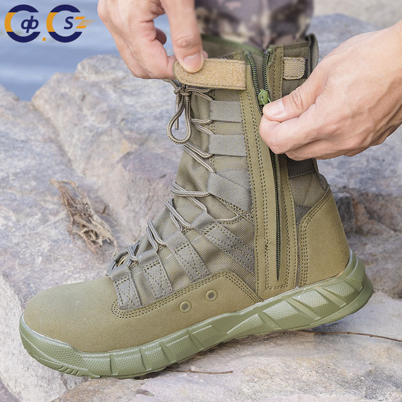 Summer Breathable High-Top Ultra-Light Military Combat Boots, Tactical Boots, Desert Hiking Boots, Training Boots, Work Training Boots Summer Breathable High-Top Ultra-Light Military Combat Boots, Tactical Boots, Desert Hiking Boots, Training Boots, Work Training Boots