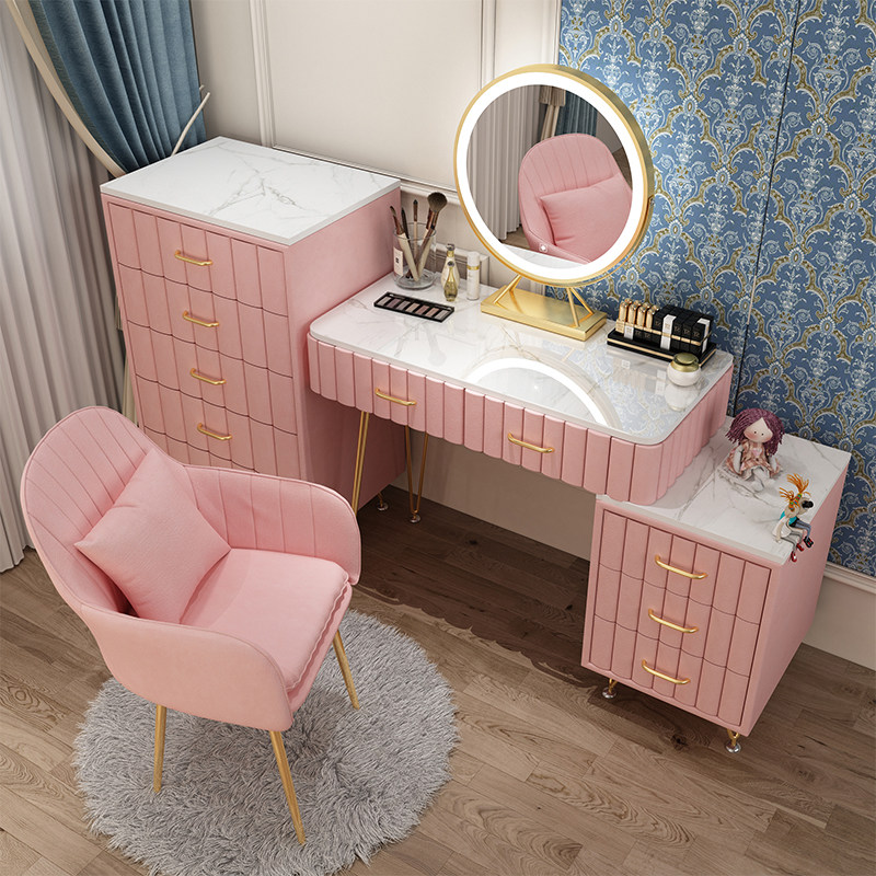 Northern Europe Light Luxury Makeup Table in One-size-fits-all Makeup Table in Room Simple Modern Simple
