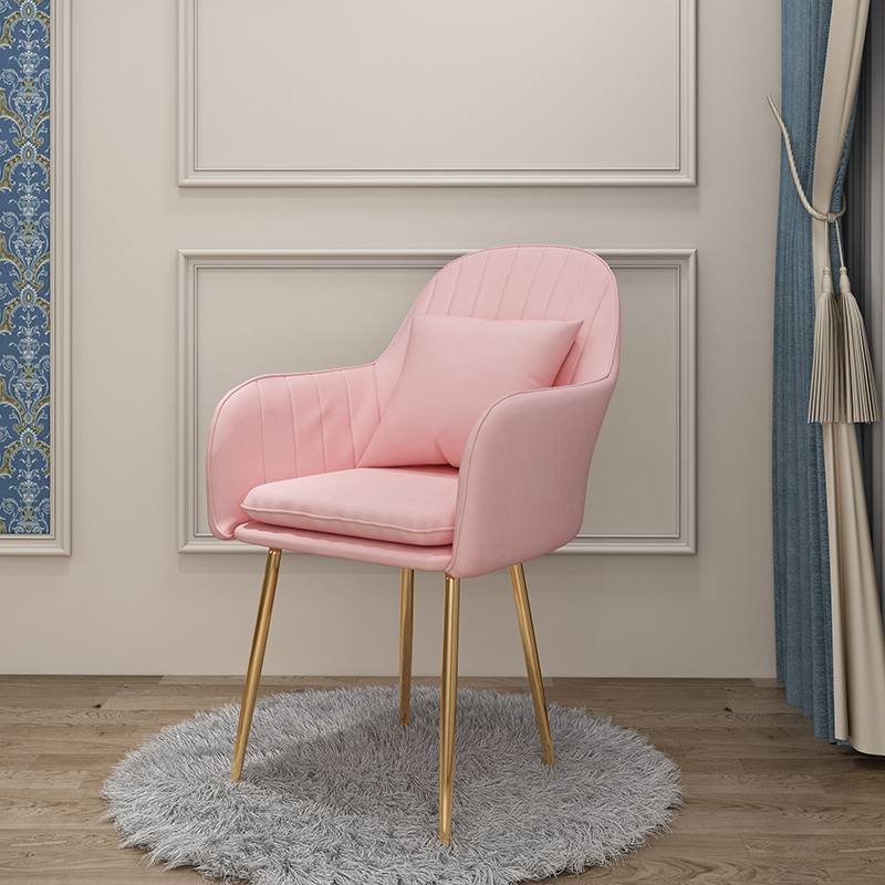 Nordic ins chair net red makeup chair simple desk chair dressing chair dining chair home dining room backrest chair stool