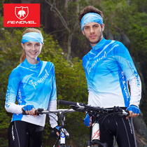 Summer riding suit suit mens mountain bike road car bike clothes womens style long sleeve blouses fleet version customised