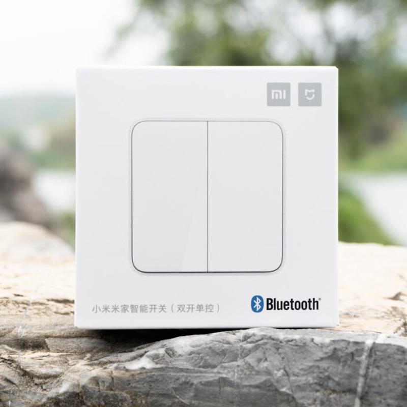 Xiaomi Mi Family Screen Display Switch Intelligent Wall Double Triple Open Single Control Small Love Classmate Voice Gateway Control Temperature and humidity