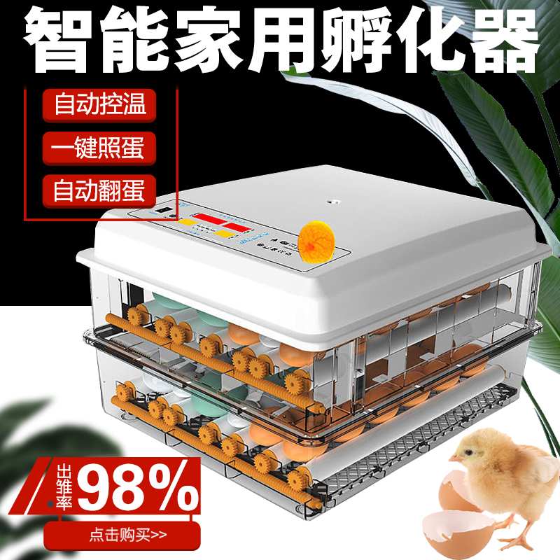 Chicken incubator Household hatching machine Small pigeon hatching box Automatic children's chicken duck quail hatcher