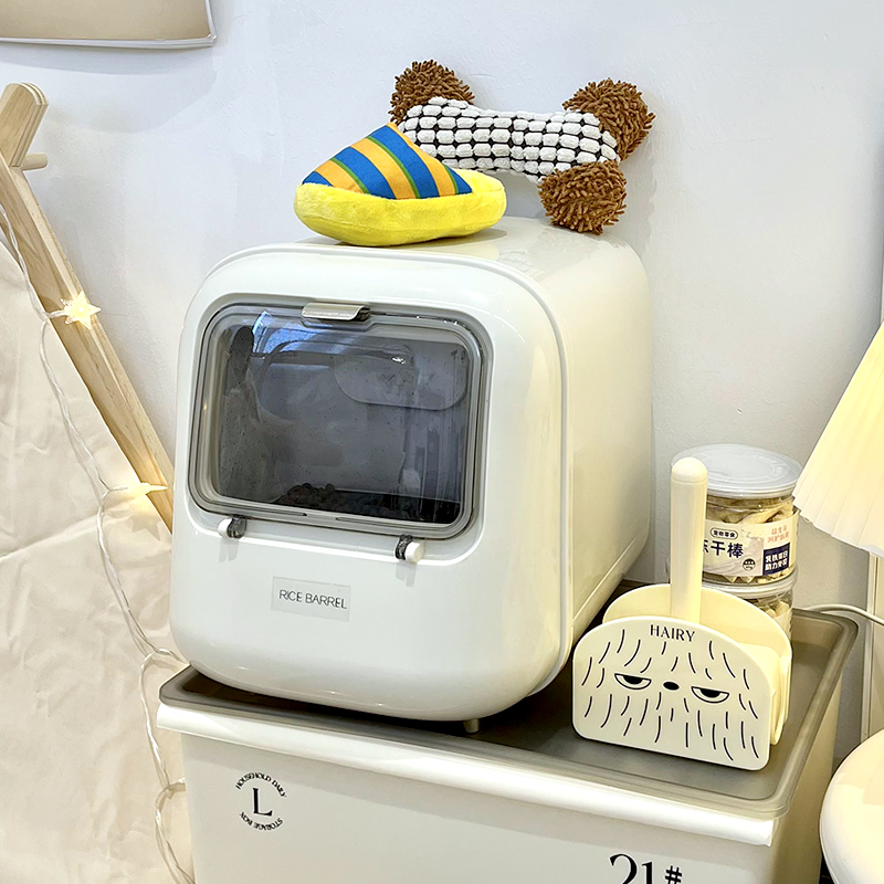 Pet Storage Barrel Seals Moistureproof Cat Food Dog Food Keg Food Domestic Kitty storage Grain Barrel Containing box 10 kilos-Taobao