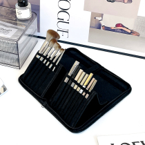 Brosse de maquillage Sac à emboutissage Upright Brush Bag Protection des poussières Portable Large Capacité Cashier Bag Tattooine Embroidered Tool Brow Small