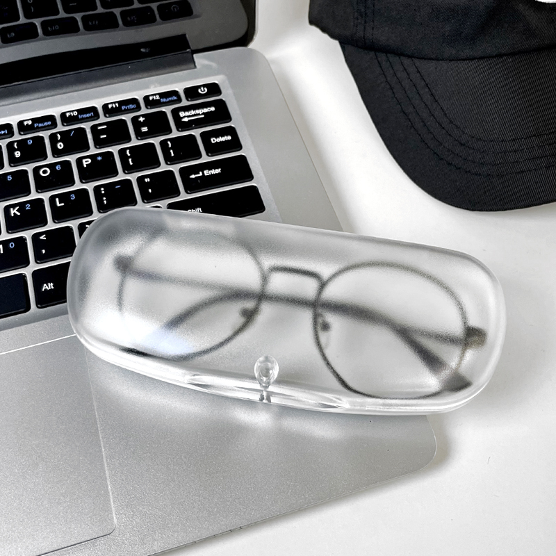 Transparent Glasses Case ins Portable Anti-Pressure Creative and Stylish Sunglasses Storage Box for Girls and Boys