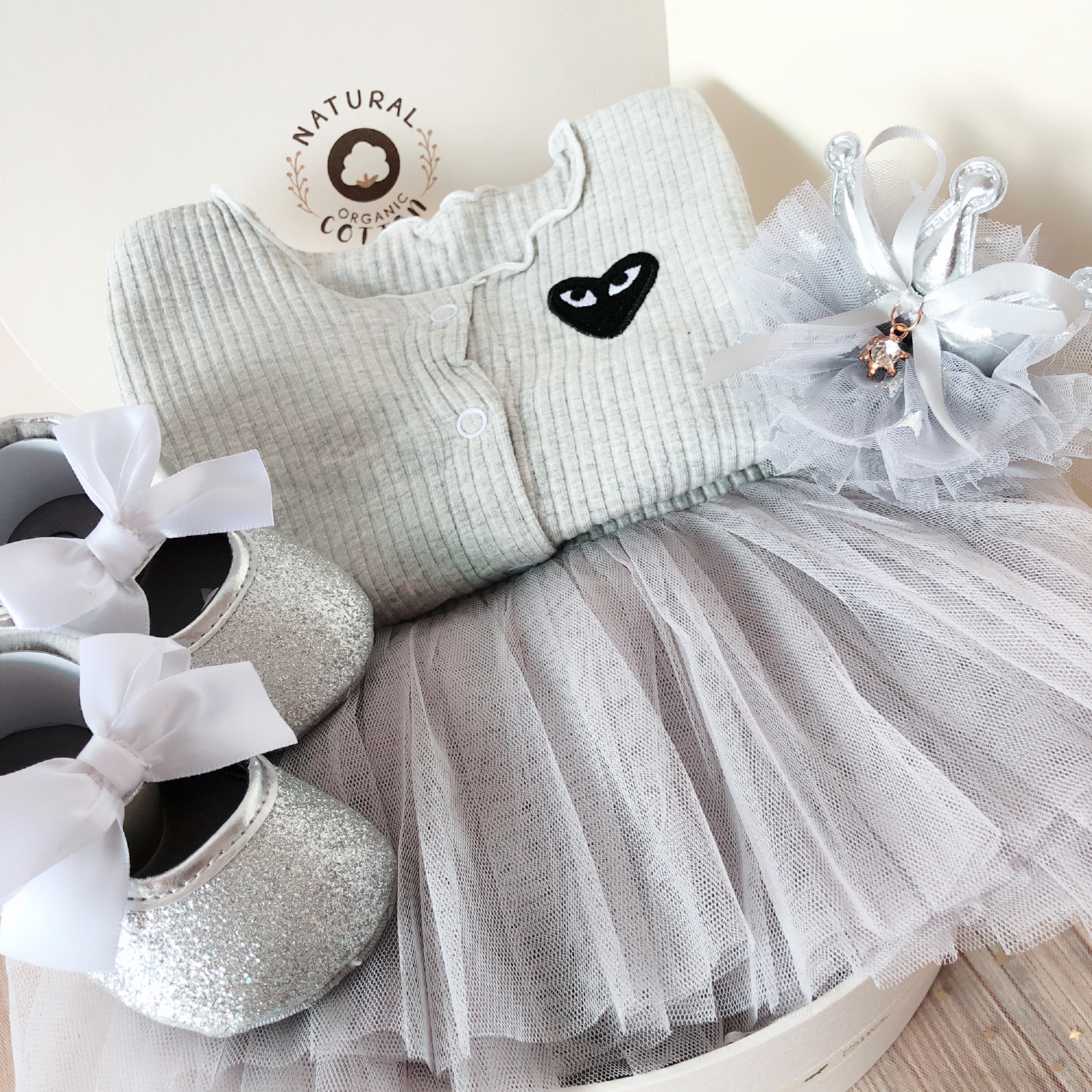 Bộ quà tặng cho bé công chúa váy cotton quần áo sơ sinh cung cấp quà tặng cao cấp cho bé sơ sinh phục vụ trăng tròn - Bộ quà tặng em bé đồ trẻ sơ sinh