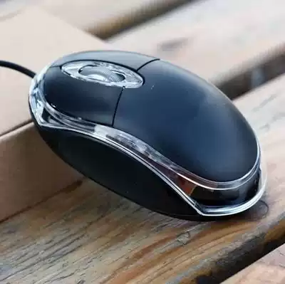 Mini USB luminous computer mouse notebook desktop mouse photoelectric mouse wired mouse game Mouse