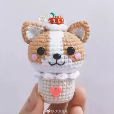 Electronic illustration tutorial for cake dog weaving (non-finished mail box)