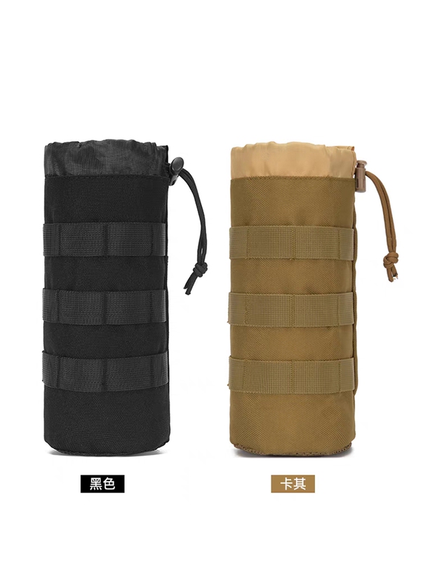 External Water Bottle Bag Portable Waist Bag Molle Water Bottle Bag Tactical Outdoor Water Bottle Pouch Hanging Bag Water Bottle Cover Protective Cover
