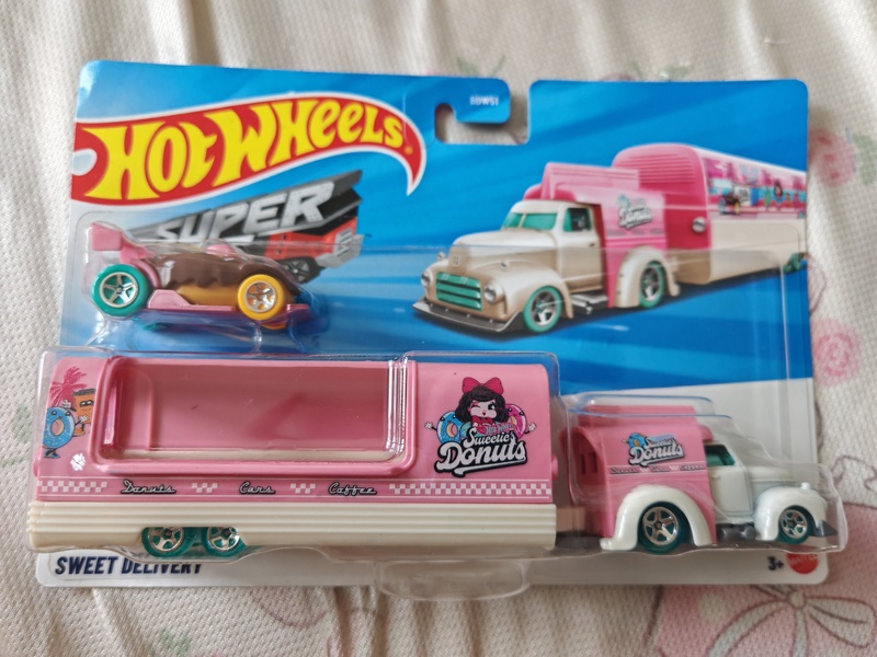 Hot Wheels Alloy Car Toy Transport Fleet Series Double Car Set
