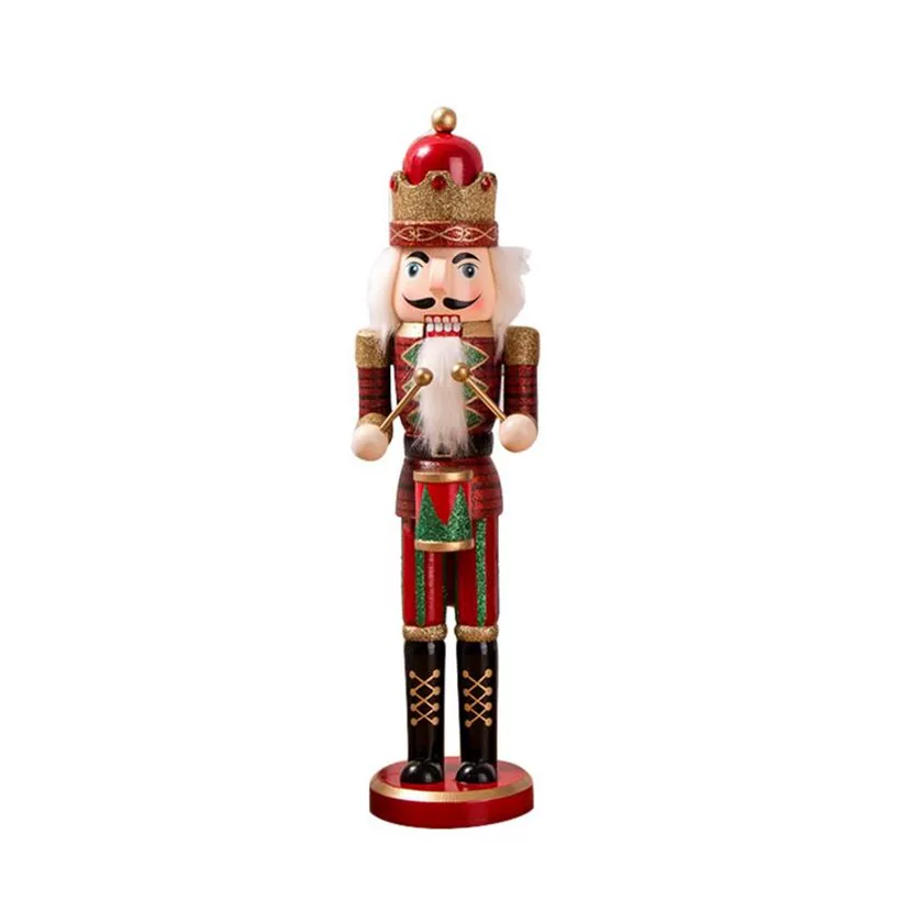[NutCraCker Рождественский подарокPU puppet 38 см блестящий пудровый шиммер]
