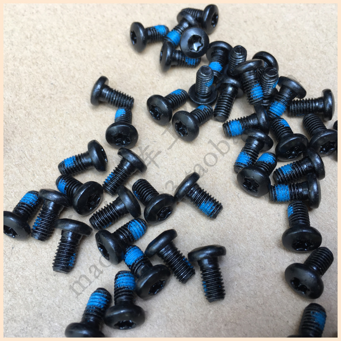 T25 disc six-nail disc brake disc plum blossom M5*9 screw mountain bike road bike mountain bike plum screw