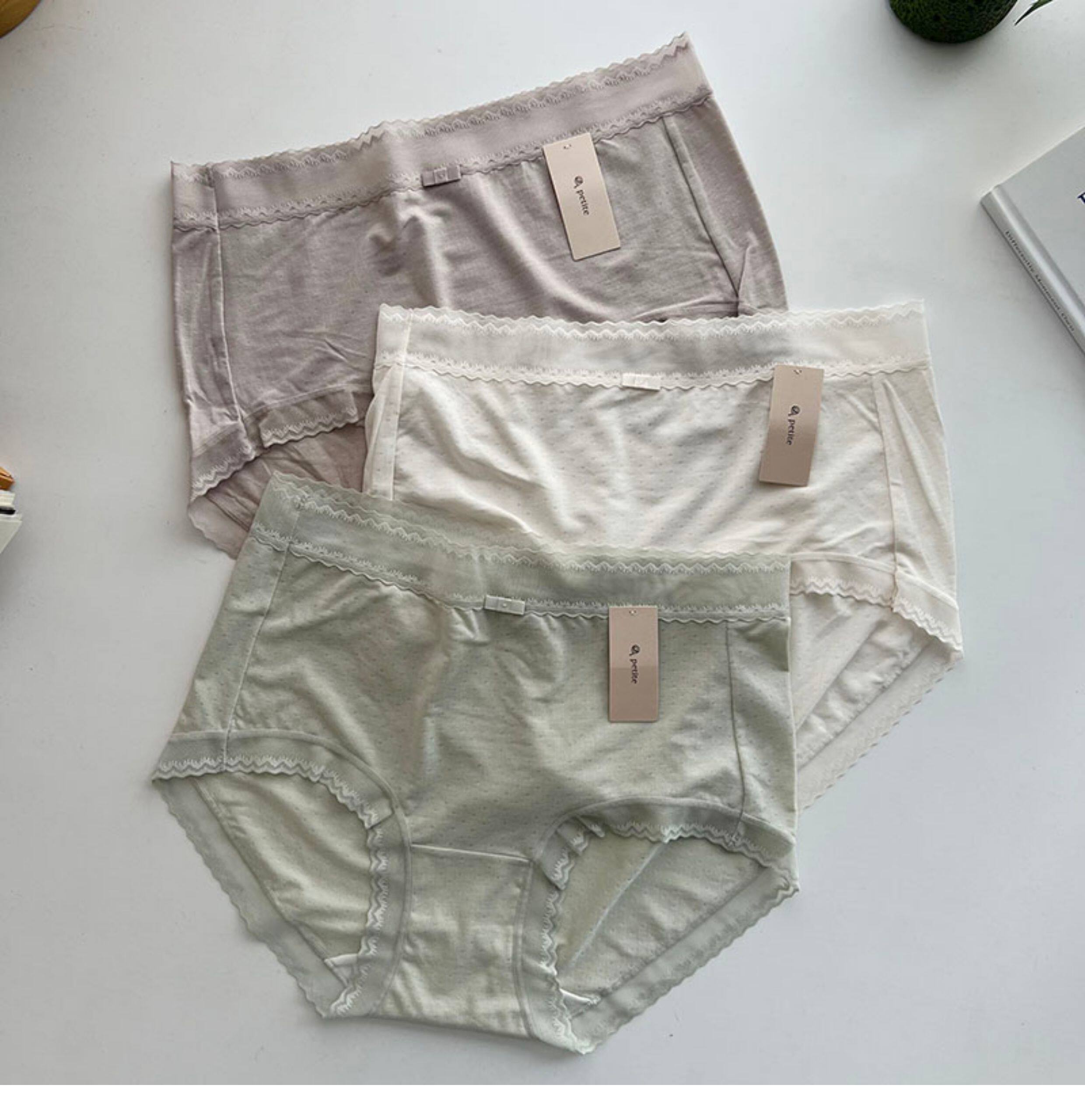 女三角裤 60s兰精莫代尔透气孔提花中腰内裤抗菌纯棉底裆包臀三角裤n007