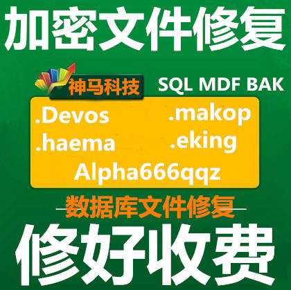 Blackmail Virus Decrypt the sql mdf Database Recovery Ekking lockbit file decrypt